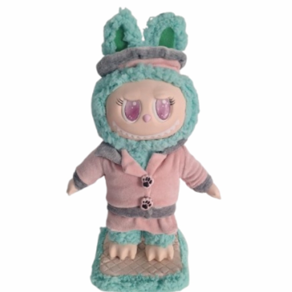 Labubu - Verde com roupinha